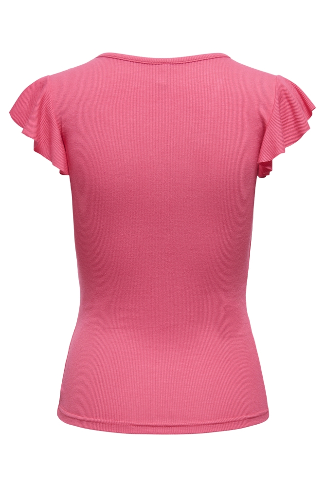 ONLBELIA CAP SLEEVE TOP JRS NOOS 15227187 CAMELLIA ROSE